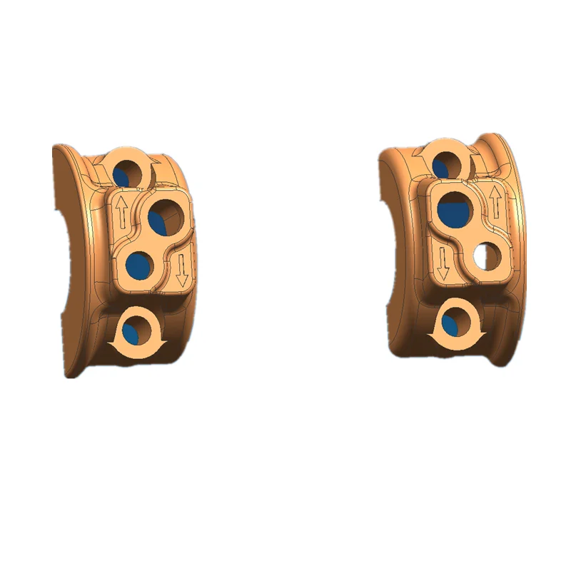 알루미늄 합금 6061 CNC 가공 오토바이 부품 스위치 핸들 통합 스위치 클램프 포함