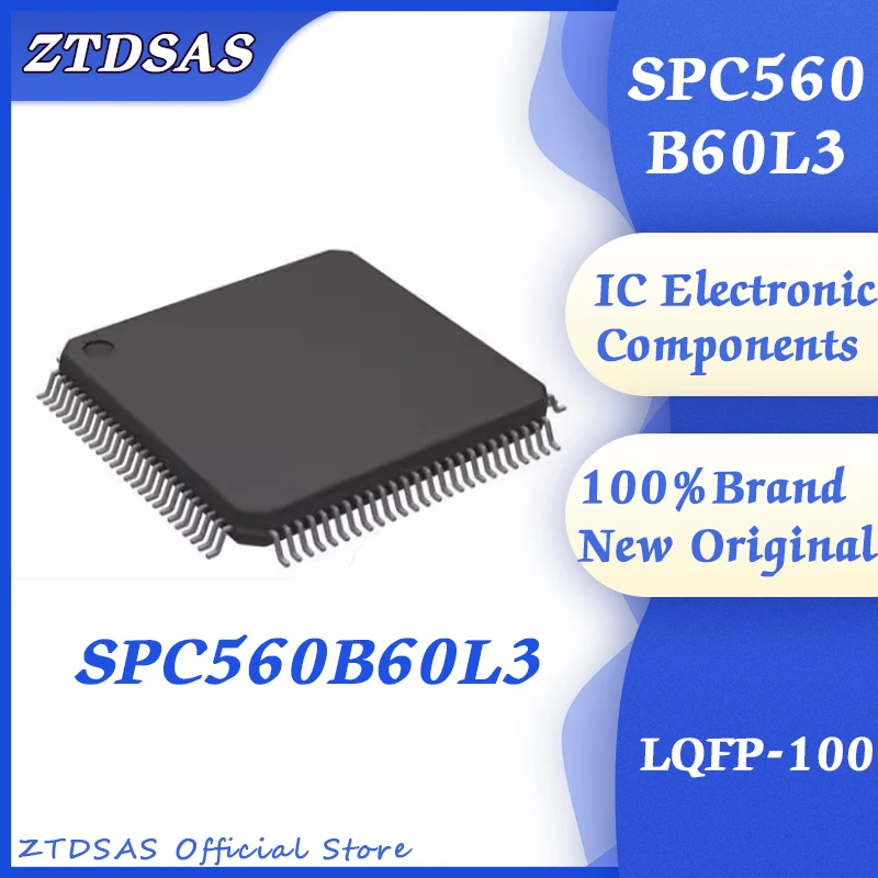 1PCS/Lot SPC560B60L3 SPC560B60L3B6E0X IC MCU 32BIT 1MB FLASH 100LQFP