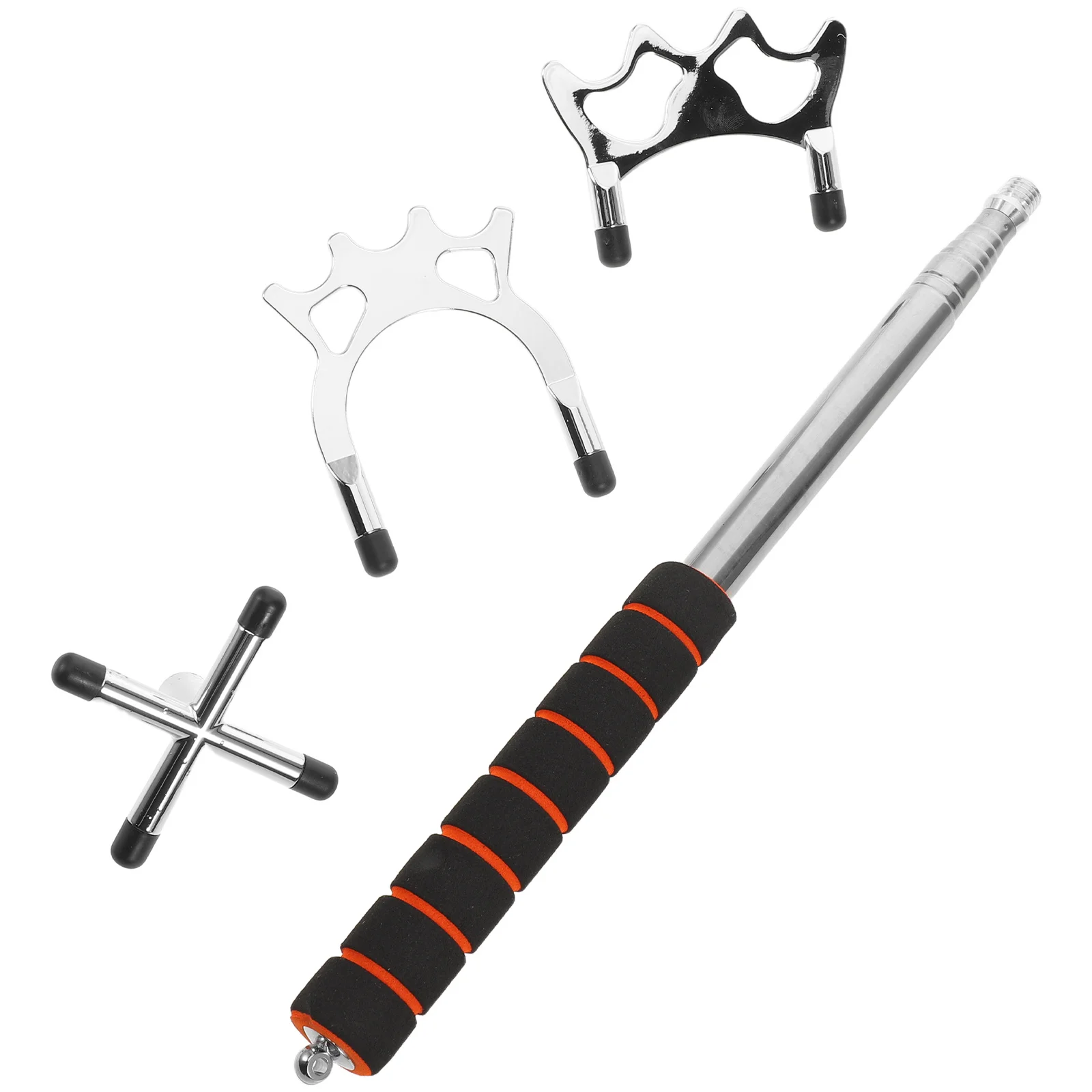 

1 set 1 Set Retractable Pool Cue Bridge Stick Adjustable Billiards Extension With Replacement Heads For Snooker