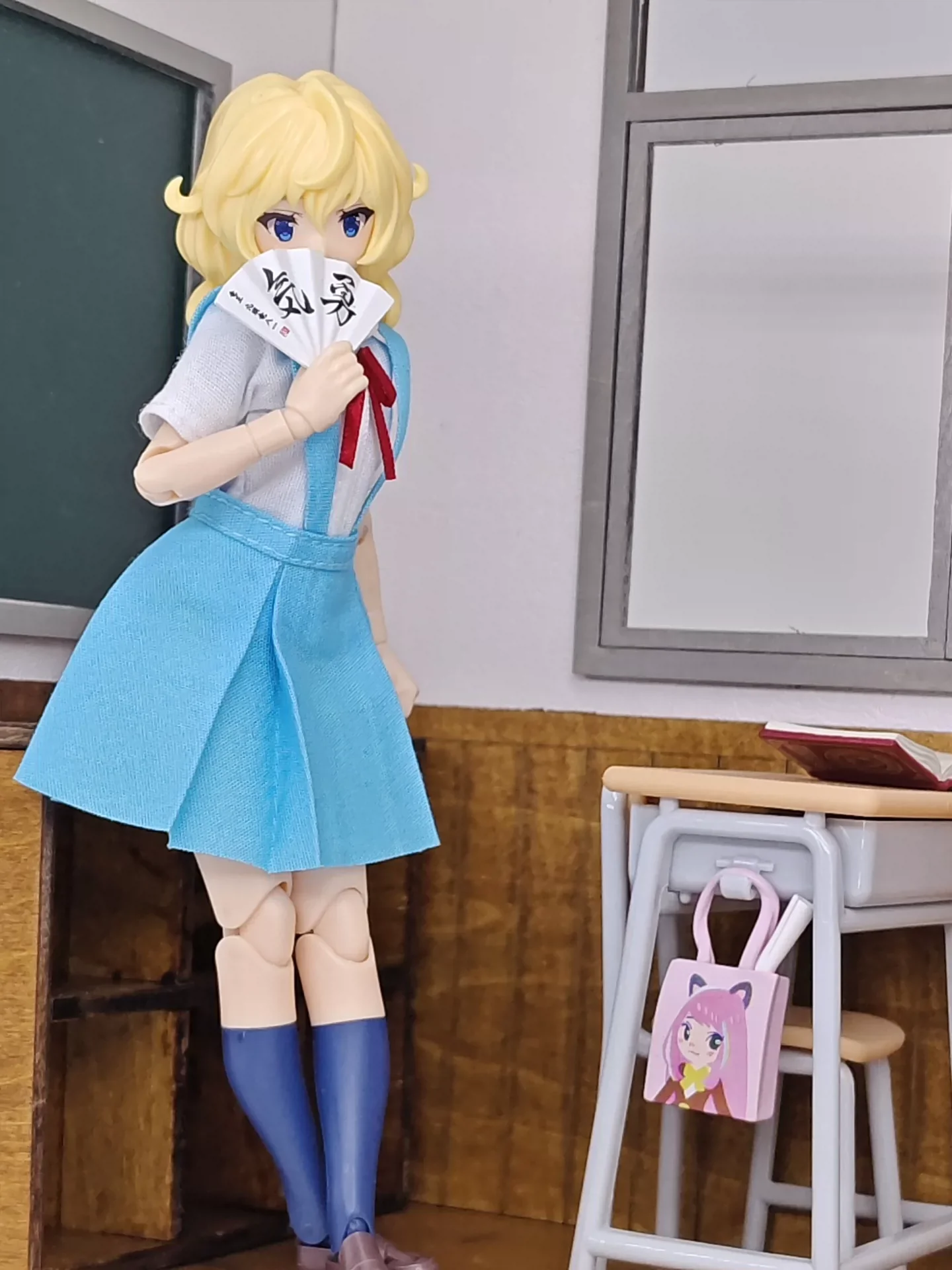 

【No Figure】Handmade 1/12 Scale Female Girl EVA School Uniform SetFit 6inch Figma 30ms Megmi Device Action Figure Model For DIY