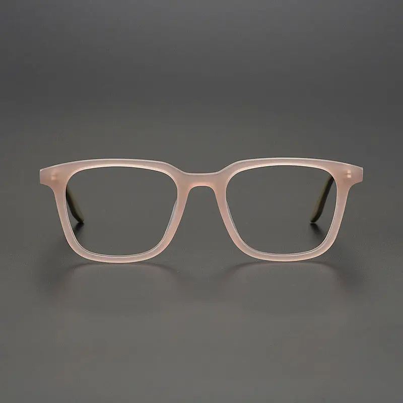 2PCS Fashion Myopia Optical Eyeglasses Unisex Classic Square Glasses Frame Women Men TR90 Ultralight Prescription Eyewear