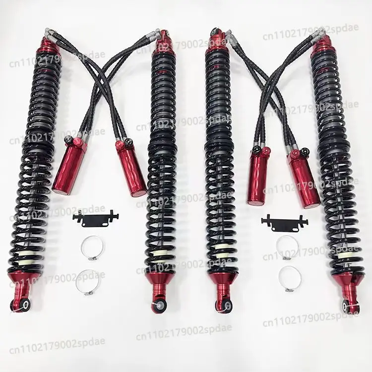4x4 Off Road Coilovers Suspension Racing 4Wd Buggy Adjustable Shocks Forjeeps Wranglerjk Jl 18 Inch Double Hose Shock Absorbers