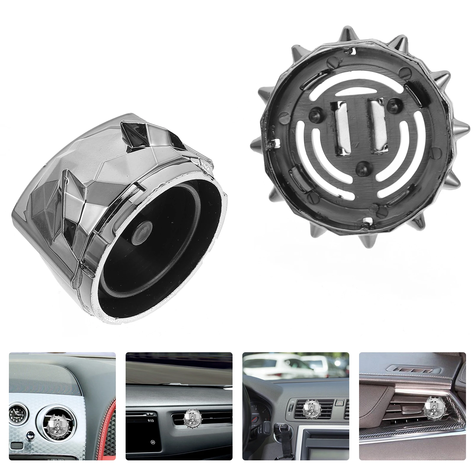 

1pc Car Perfume Clip Grey Plastic Dog Head Air Vent Clips for Car Home Office Easy Use Durable PracticalFunnyDecoration