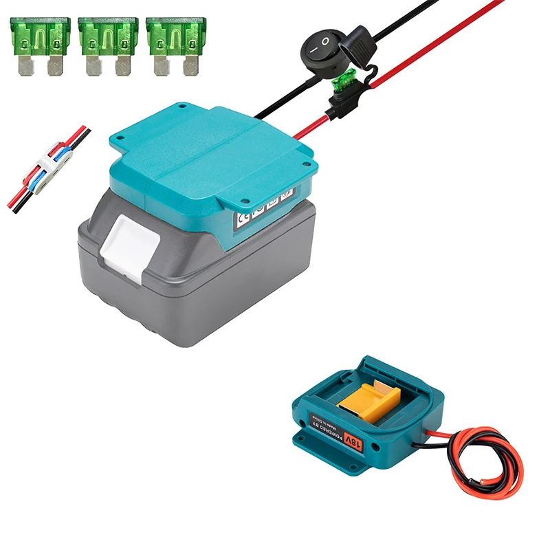 Battery Adapter Converter for Makita 18V Li-ion Battery BL1830 BL1840 DIY Power Tool Battery Converter Connector Terminal