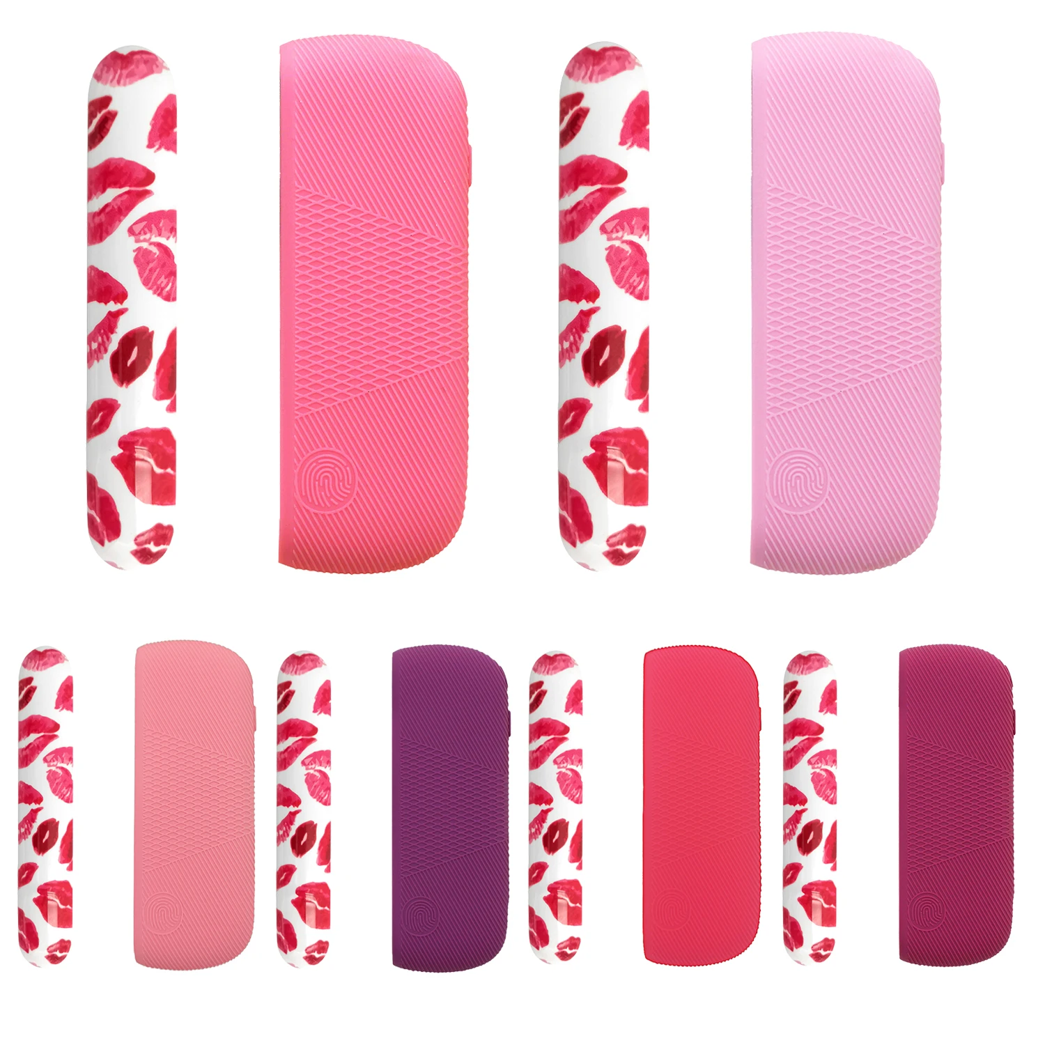 2-In-1 Fashion KISS Lip Side + غطاء من السيليكون وغطاء لملحقات IQO ILLUMA & ILLUMA I #1