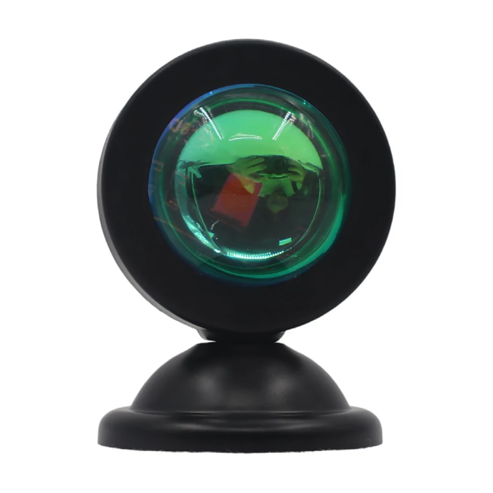 1pc Vibrant Sun Projection Light - USB Remote Control, Dynamic Color Changing LED Light - Creates Warm Hom