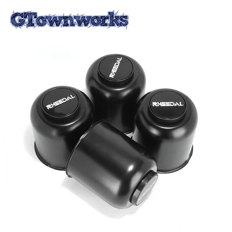 

GTownworks 2pcs/4pcs Hub 108mm Stainless 4.25inch Push Through Center Caps Trailer Center Caps for Rims Truck Auto Car Accessory