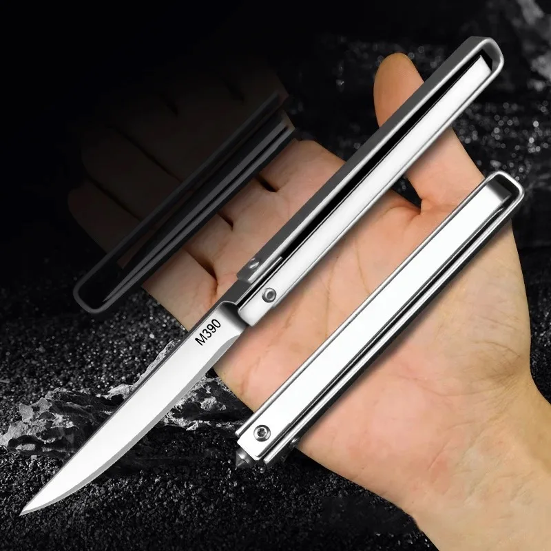 Mechanical Rotating Folding Knife Portable Window Breaker Sharp Peeling Knife