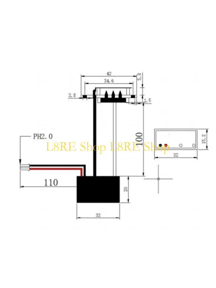 L8RE Ozones Generator Air Purifier Ozonizer 5V Office Home Toilet Deodorizer Ionizer