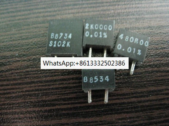 

10pcs Disassembly Parts AE WIC TCC Precision Low Temperature Drift Non-inductive Resistance 1-5PPM/degree Centigrade