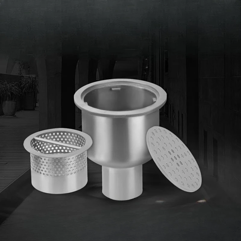 All 304 stainless steel round floor drain water seal deodorant and rat-proof industrial factory environmentally friendly drainag