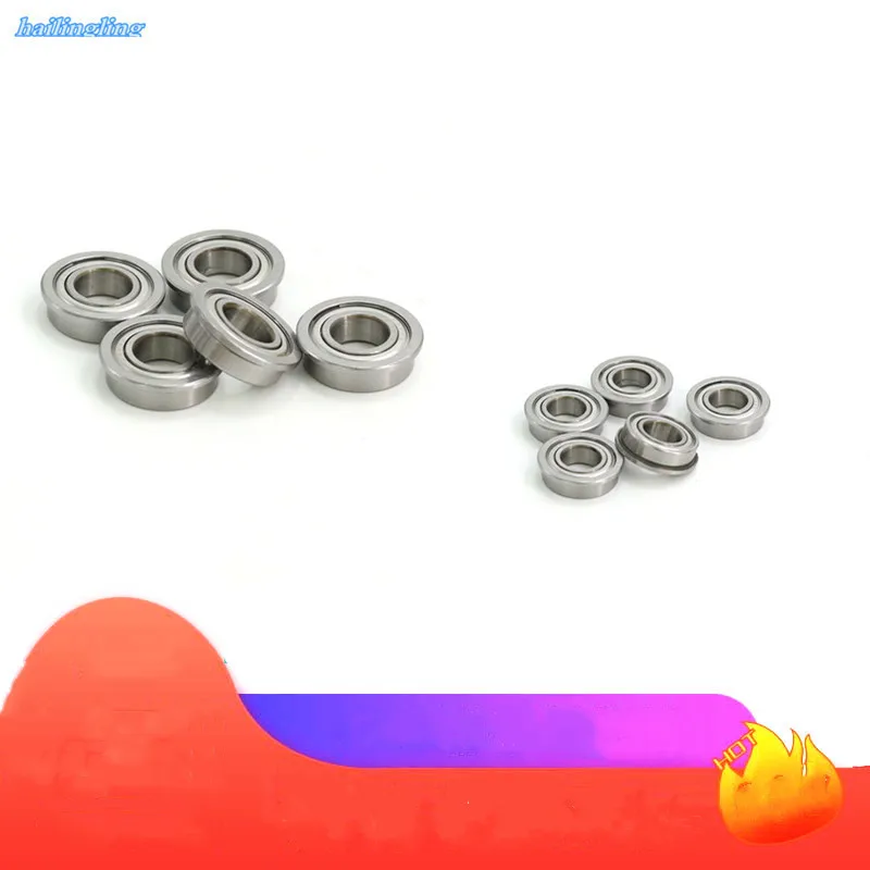 dropshipping 5pcs Flange bearing MF104ZZ  MF105ZZ  MF106ZZ MF115ZZ MF117ZZ MF126ZZ MF128ZZ MF137ZZ MF148ZZ Bearing Steel