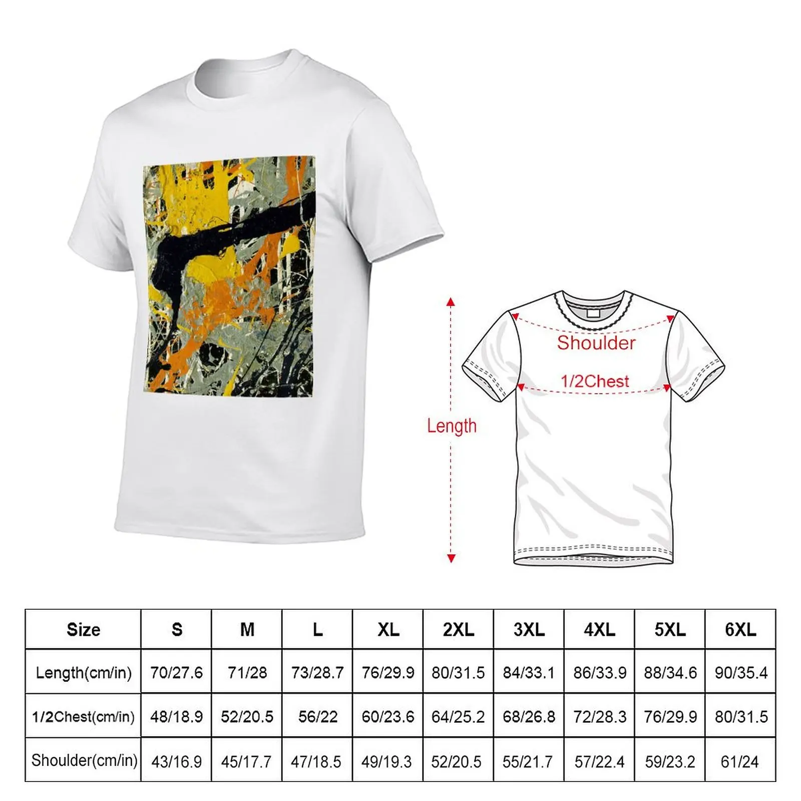 Jackson pollock T-Shirt Plus Size All Match Tee Shirt