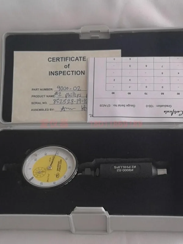 Ame-rican Uni-versal Cross Groove Depth Gauge Go/No Go 9000-01-02-03-04 0 1 2