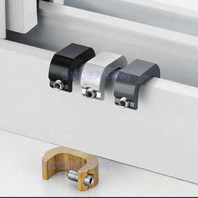

Aluminum Window Lock Limiter | For Screen Sliding Doors&Casement/Awning Windows | Anti-Theft Protective Stopper | Easy Install