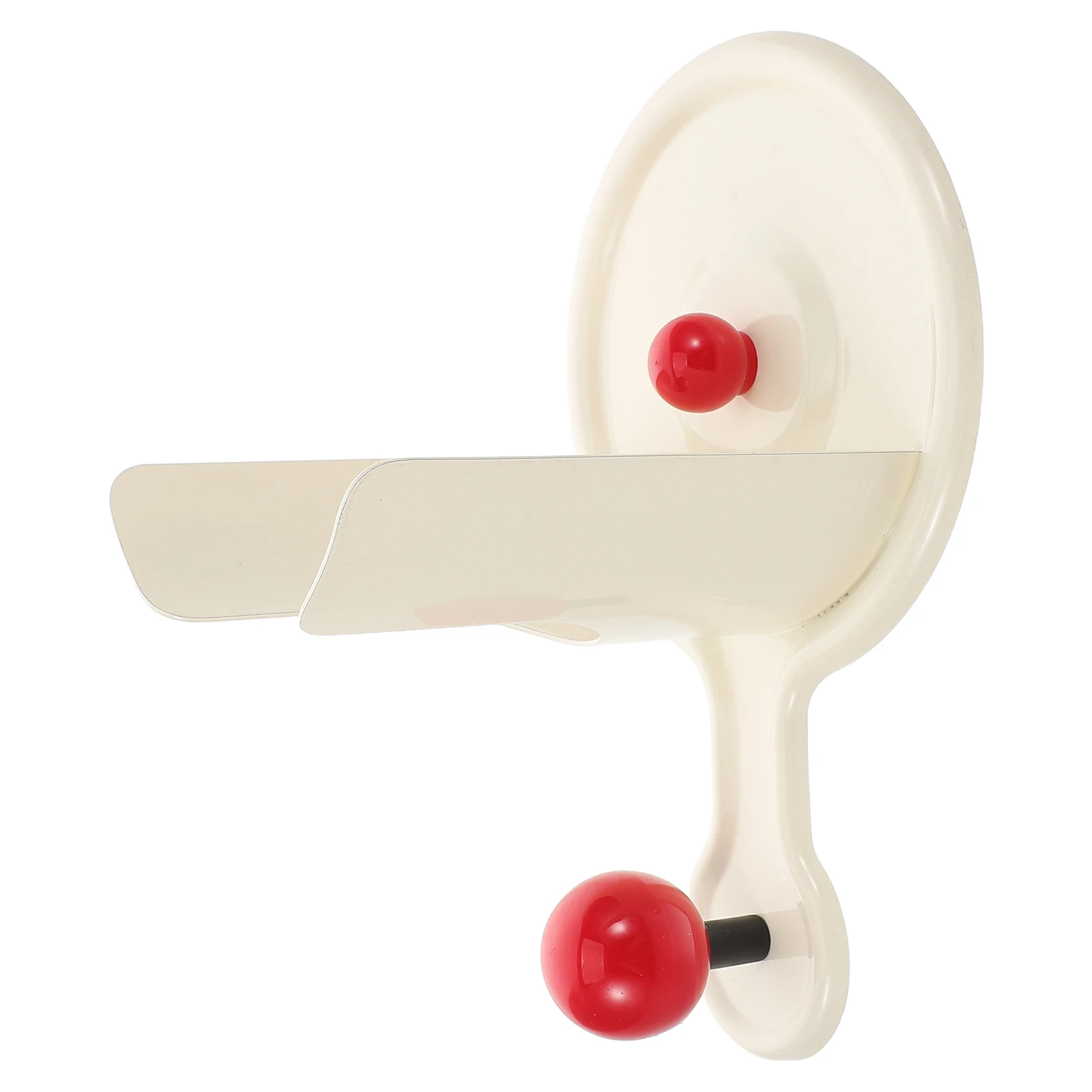 

Hair Dryer Rack Blow Wall Mount Sucker Blower Holder Beige Bathroom Tool Organizer Mounted