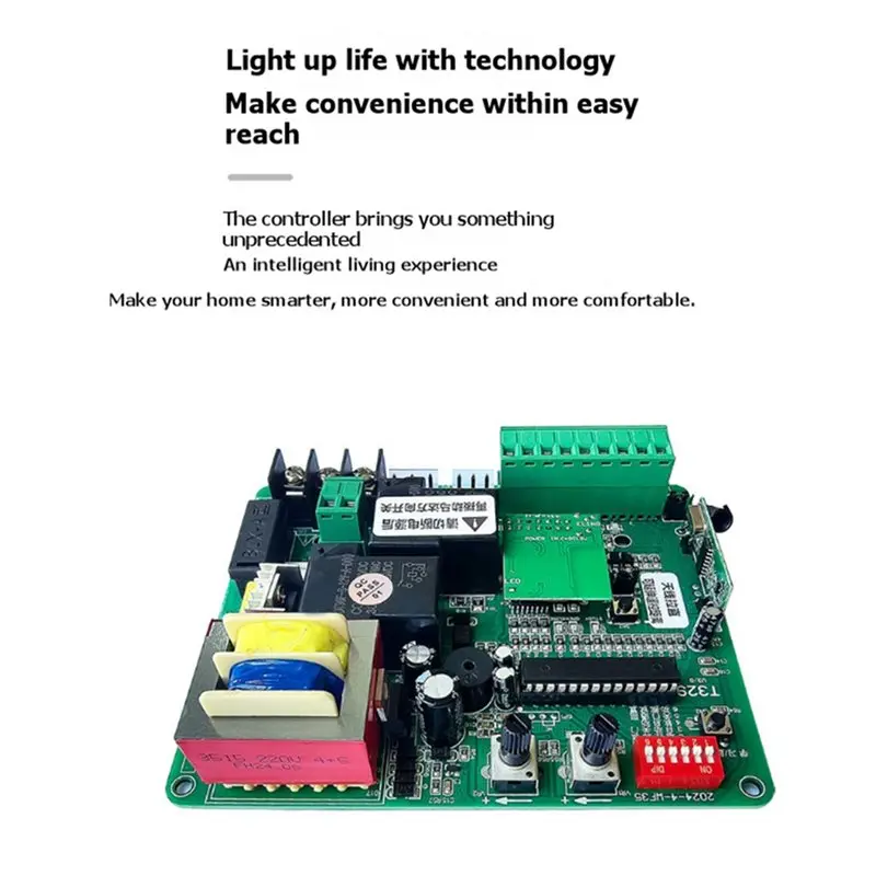 Controller Board Wifi Sliding Gate Opener With 3 433Mhz Remote Control Circuit Card Motherboard For Automatic Gate System-Y41A