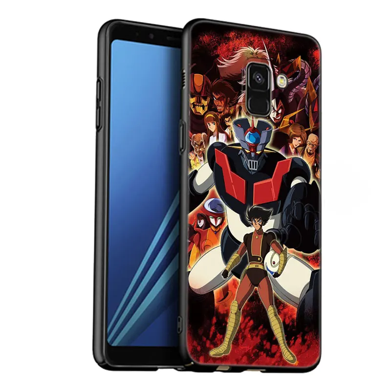 Anime Mazinger Z Black Silicone Phone Case For Samsung Galaxy A01 A03 Core A04 E A02 A05 A10 A20 A21 A30 A50 S A6 A8 + A7 2018