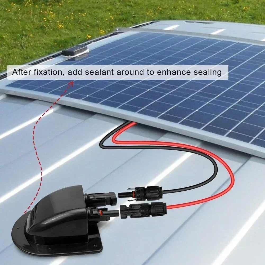 

Solar Cable Entry Gland Solar Extension Cord Connector Junction Box For RV/Boat Electrical Equipment & Supplies