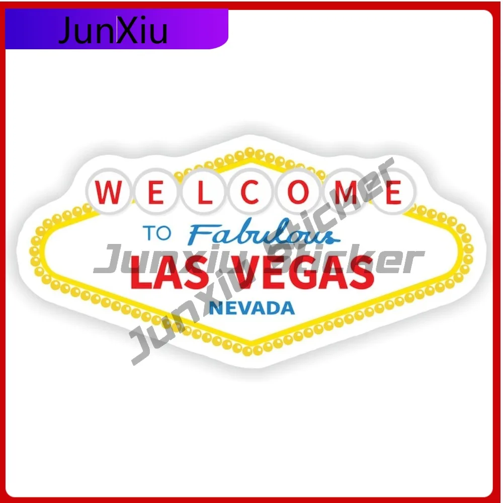 

Welcome Las Cool Window Waterproof Decal Accessory Vegas Helmet Funny Decals Anti Wall Decoration Cool Sticker Laptop Scratch