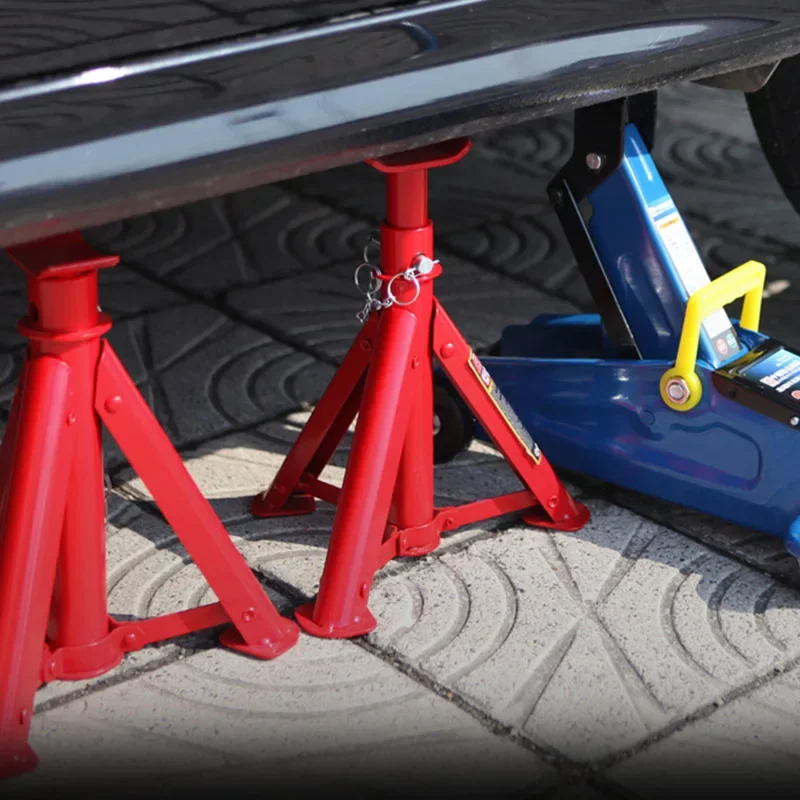 Car Repair Safety Bracket Jack Bracket Security Bracket Auto Repair Tire Replacement Tool Anti-corrosion Paint Adjustable Design