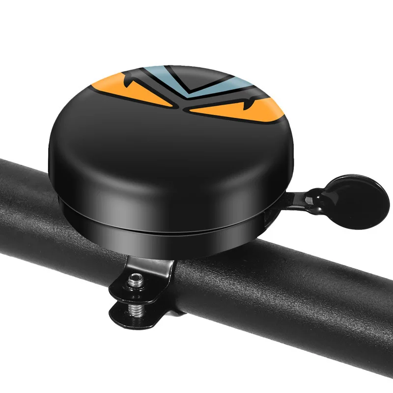 

120dB Steel Bike Bell, Universal Bicycle Horn for MTB/Road Bikes, with Dual-Screw Lock, Waterproof Armor Paint, Cyberpunk Style