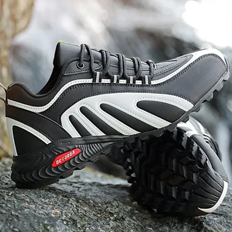 

New Men's Hiking Shoes For Autumn And Winter, Breathable, Anti Slip, And Warm Hiking Shoes, Outdoor Leisure Sports Hiking Shoes