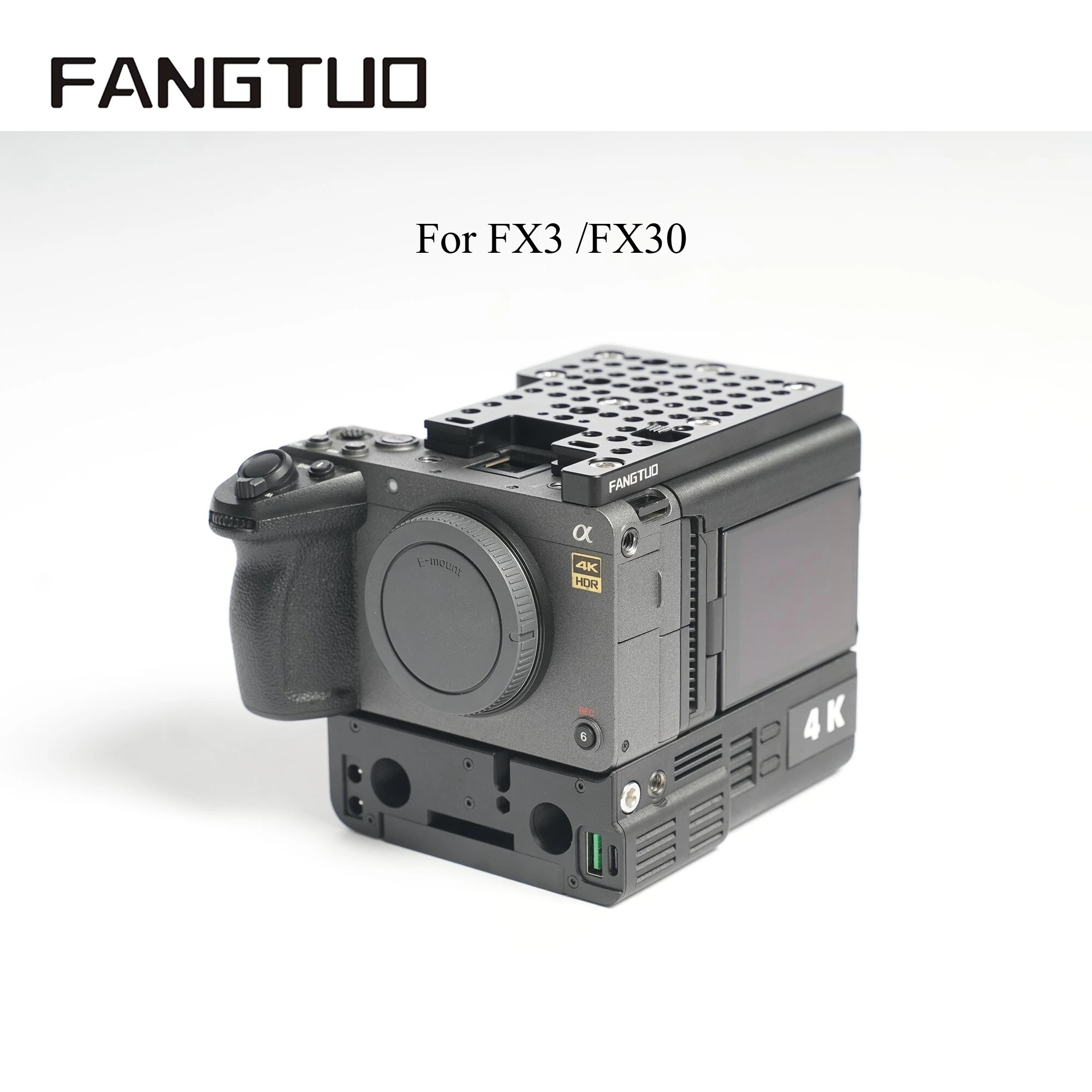 FANGTUO Kit   for sony fx3 cinema camera  fx30 V-Mount Battery Plate Expansion Module Cineback