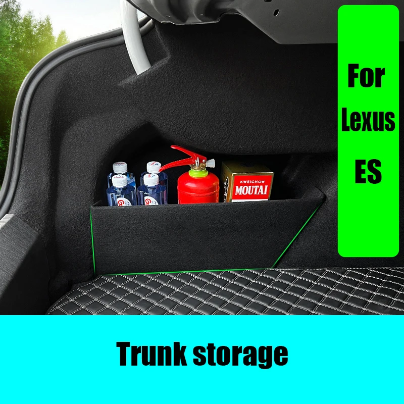 For Lexus ES300h/200/260 interior modification and decoration products, trunk storage compartment partition