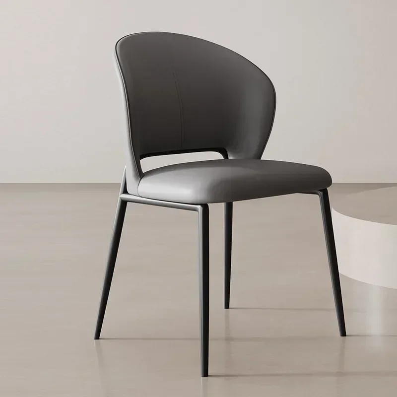 

Современные роскошные обеденные стулья, домашние стулья, дизайнерские модели комнаты, мягкая упаковка, креативные отели, минималистичная скандинавская мебель со спинкой