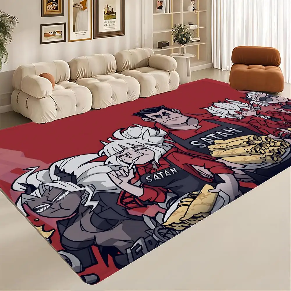 

Helltaker Anime Floor Mat Entrance Door Mat Rectangle Anti-slip Home Soft Badmat Front Door Indoor Outdoor Mat Toilet Rug