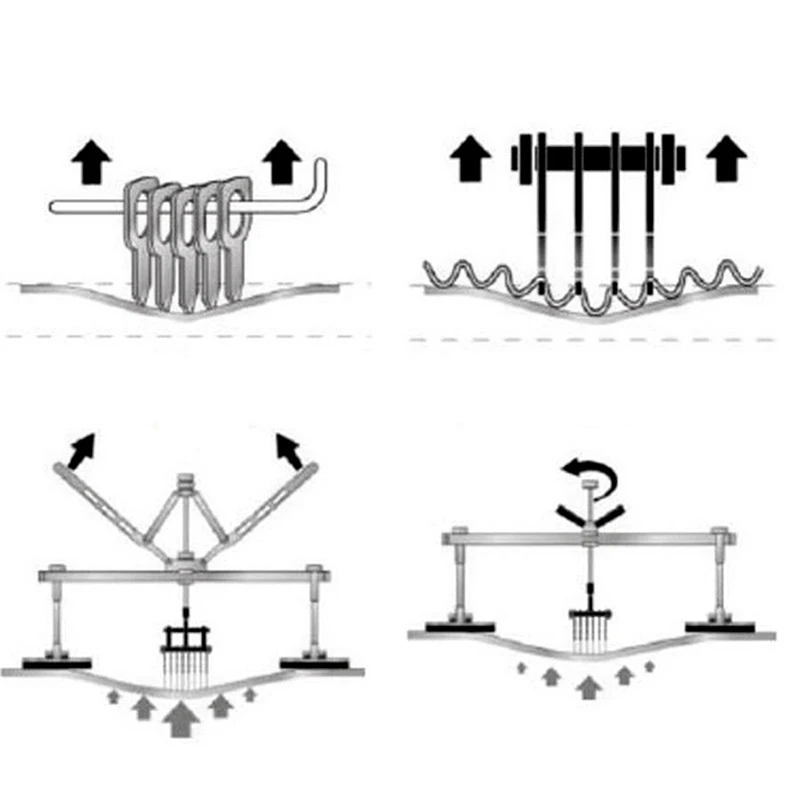 Auto Car Dent Repair Tool Depression Repair Device Set Does Not Hurt The Paint Sheet Metal Repair Puller Sucker Bridge Reusable