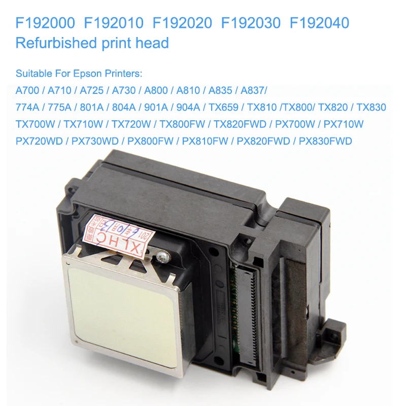 For Epson TX800 Print Head F192040 DX8 DX10 UV Printhead TX710W TX720 TX820 PX720DW PX730DW TX700W TX800FW PX700WD UV Printer