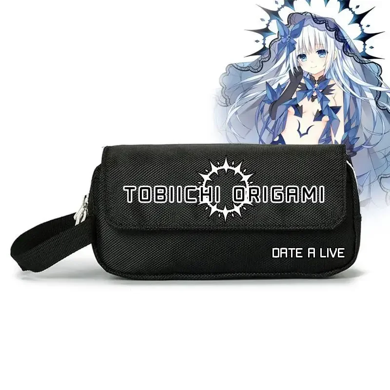 Anime DATE A LIVE Tokisaki Kurumi Kotori Itsuka Yatogami Tohka tobiachi Origami, Etc. Estuche de almacenamiento para lápices, regalo de papelería