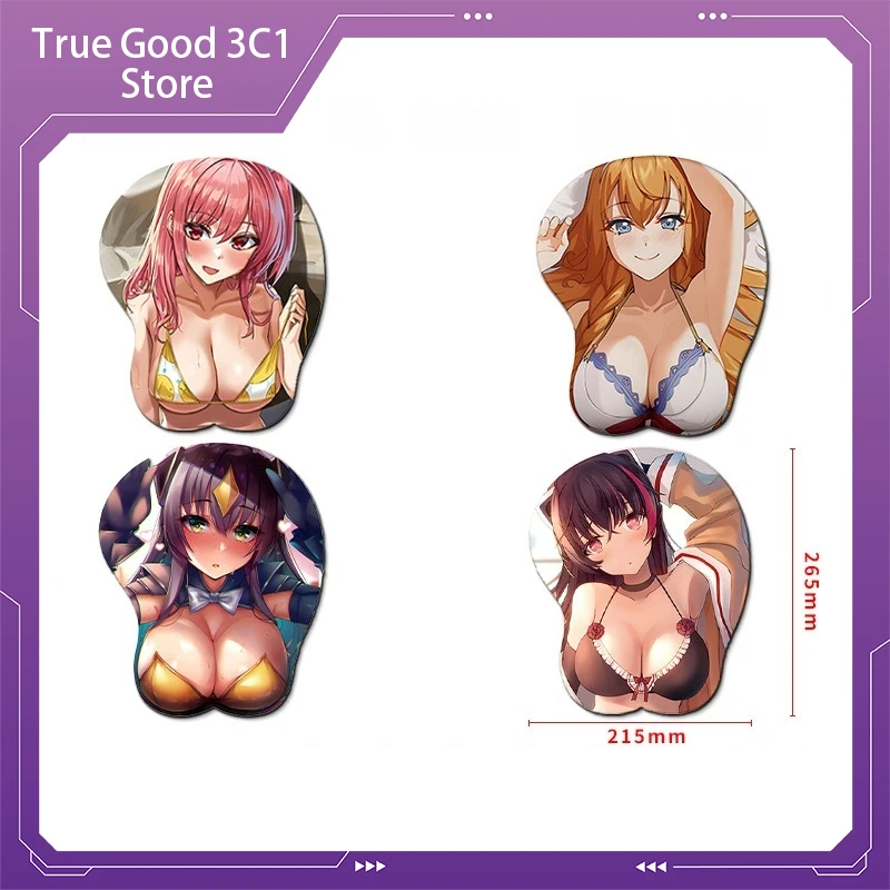 

G11 Silicone Wrist Guard Mouse Pad Manga Girl Cartoon Series Memory Cotton Pad 3d Wrist Support Mouse Pad Wrist Guard