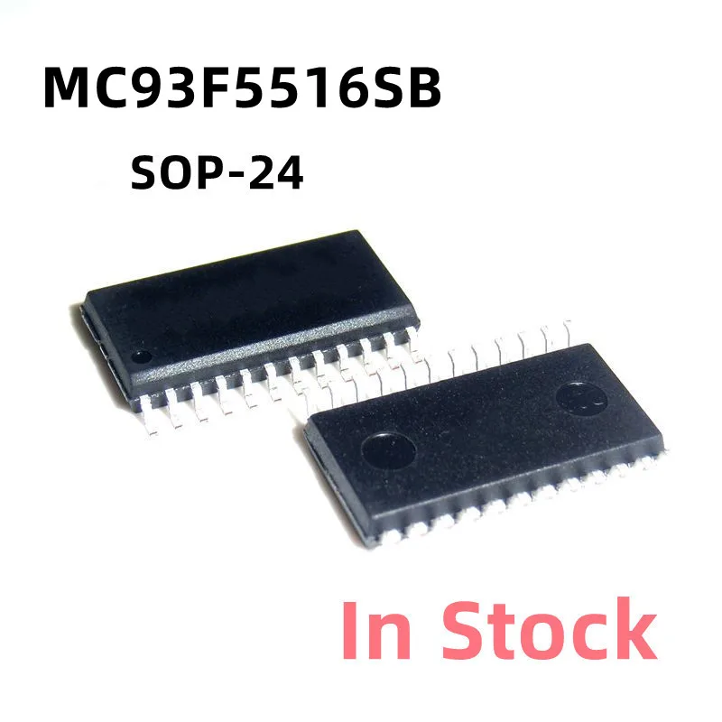 2PCS/LOT  MC93F5516SB MC93F5516 SOP-24 In Stock