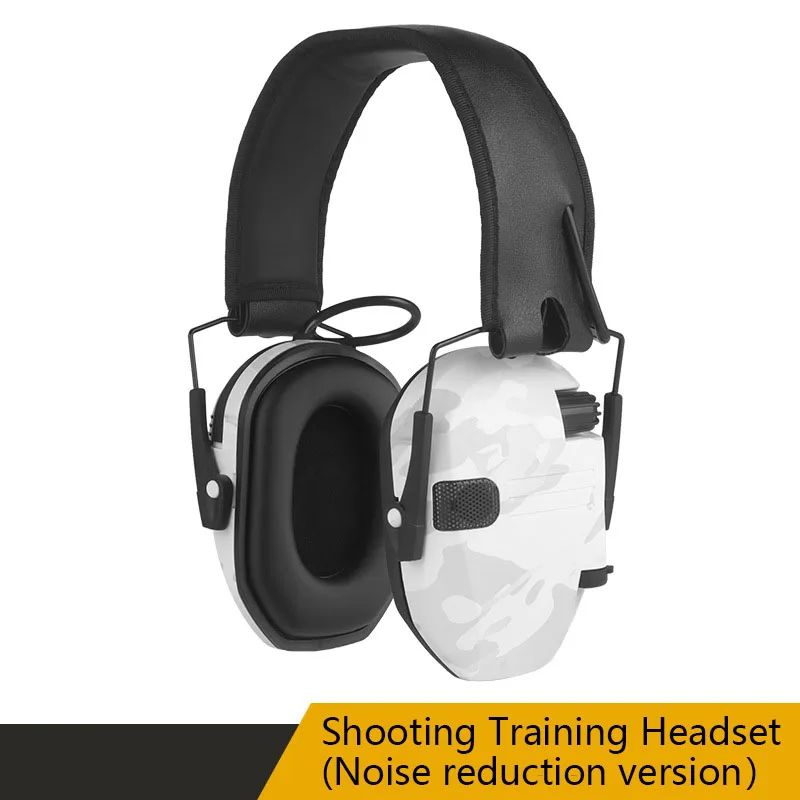 Shooting Training Headset(Noise Reduction Version), Multiple Noise Reduction, Convenient Power Supply,Soft Sponge Earmuffs