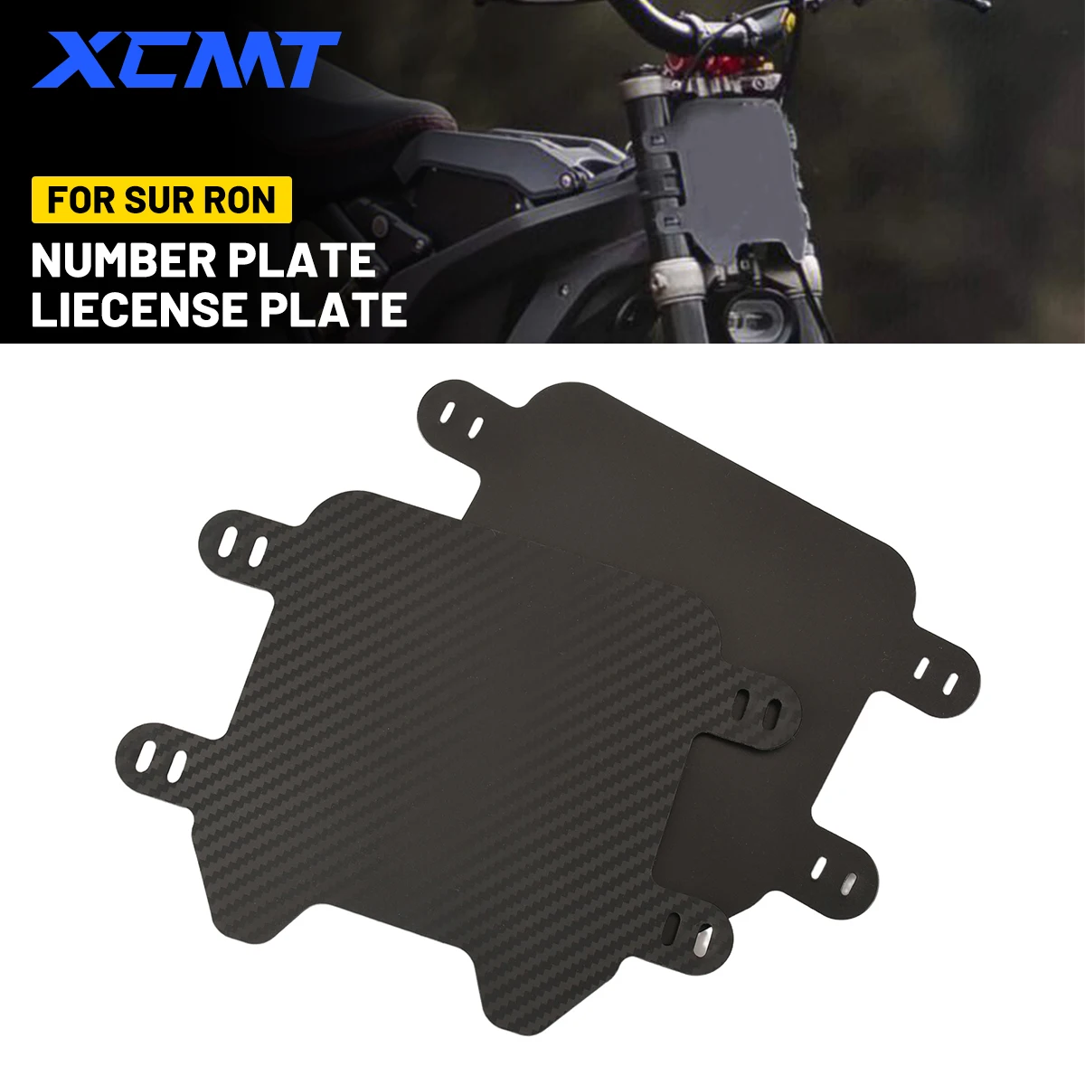 

Motorcycle Accessories Front Number Plate For Surron Sur-Ron Light Bee X/S Segway X160 X260 Off-Road Electric Vehicle Bike