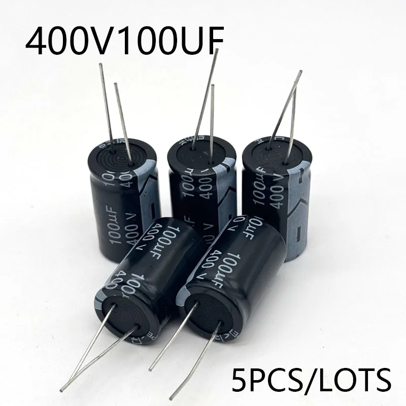 5 pcs/lot 400v100UF Volume 18*30 Electrolytic Capacitors 100uf 400v