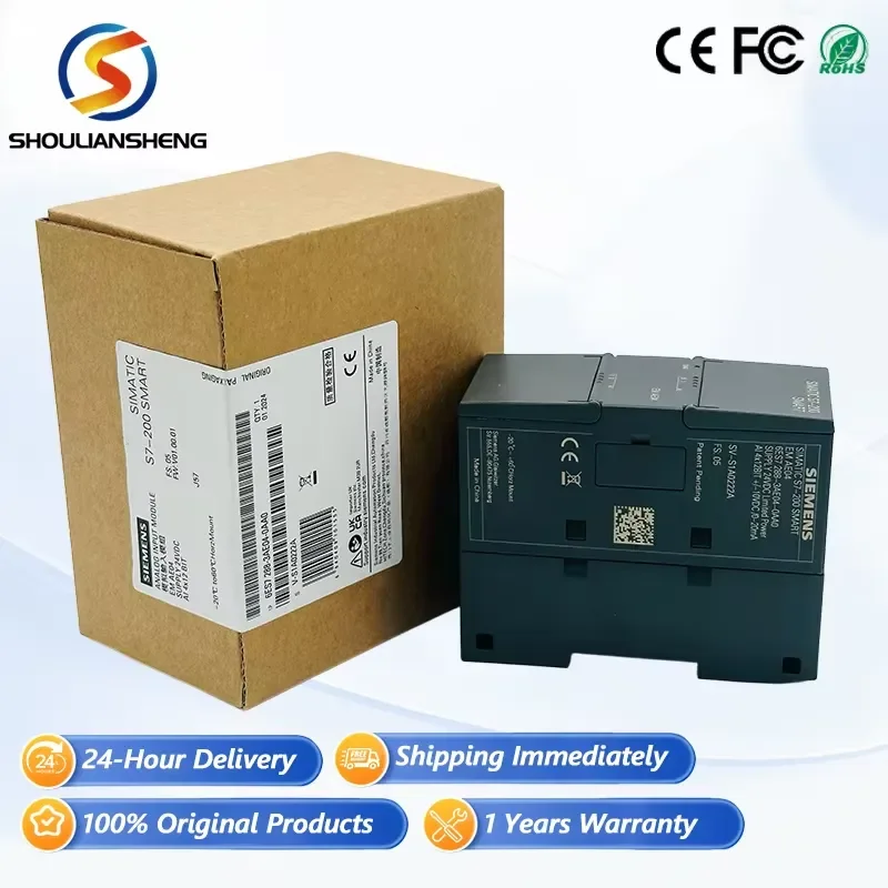 Gold Seller 6ES7288-3AE04-0AA0 S7-200 SMART Series PLC Controller PLC Programming New Original Warehouse Stock