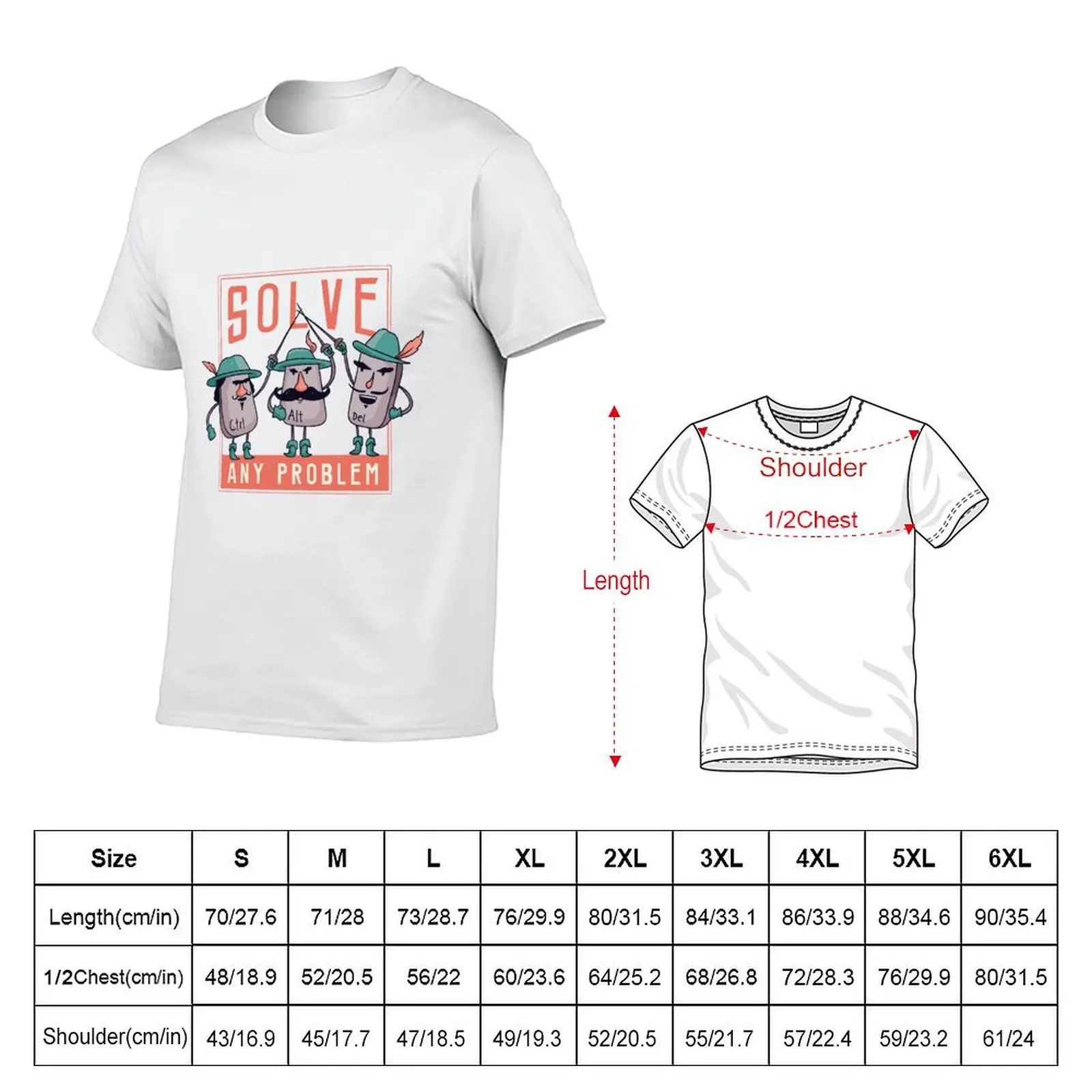 Shortcut solves all problems T-Shirt boys animal print customs design your own mens t shirt graphic