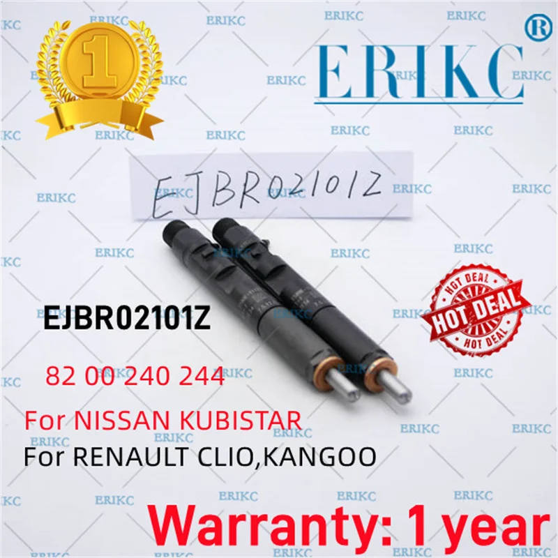 

EJBR02101Z Diesel Fuel Common Rail Injector EJBR 02101Z 82 00 240 244 Original Injector For Delphi NISSAN KUBISTAR