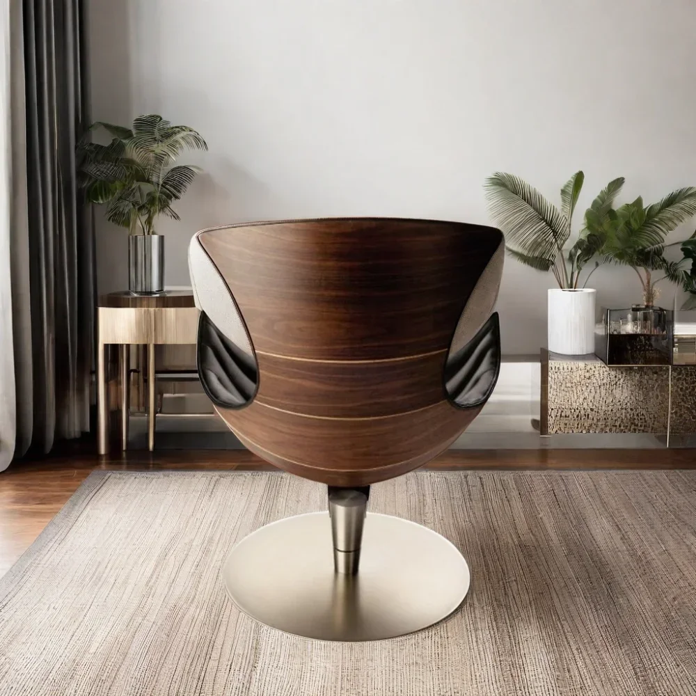 

classic unique high back dining living room furniture orange arm accent massage recliner chair with ottoman High quality