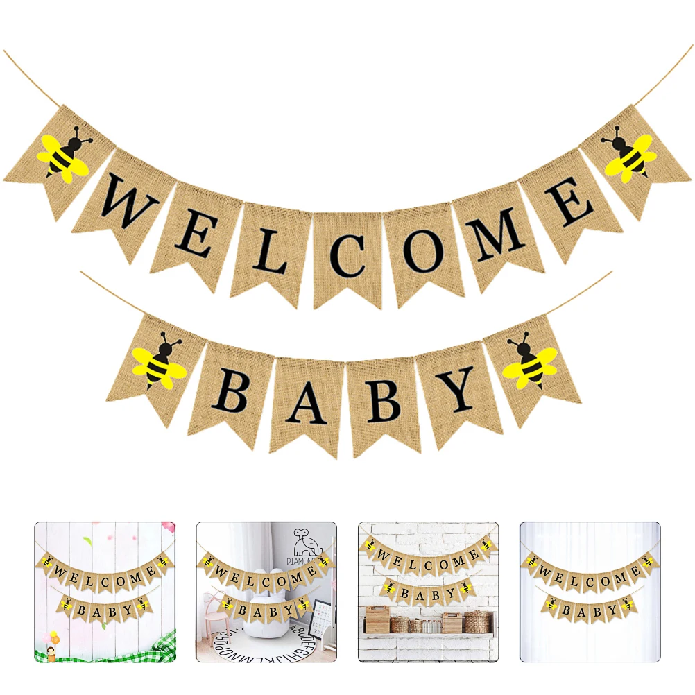 

Swallowtail Flag Birthday Party Banner Hanging Decoration Cartoon Baby Birthday Celebration Banner Kids Room Festive