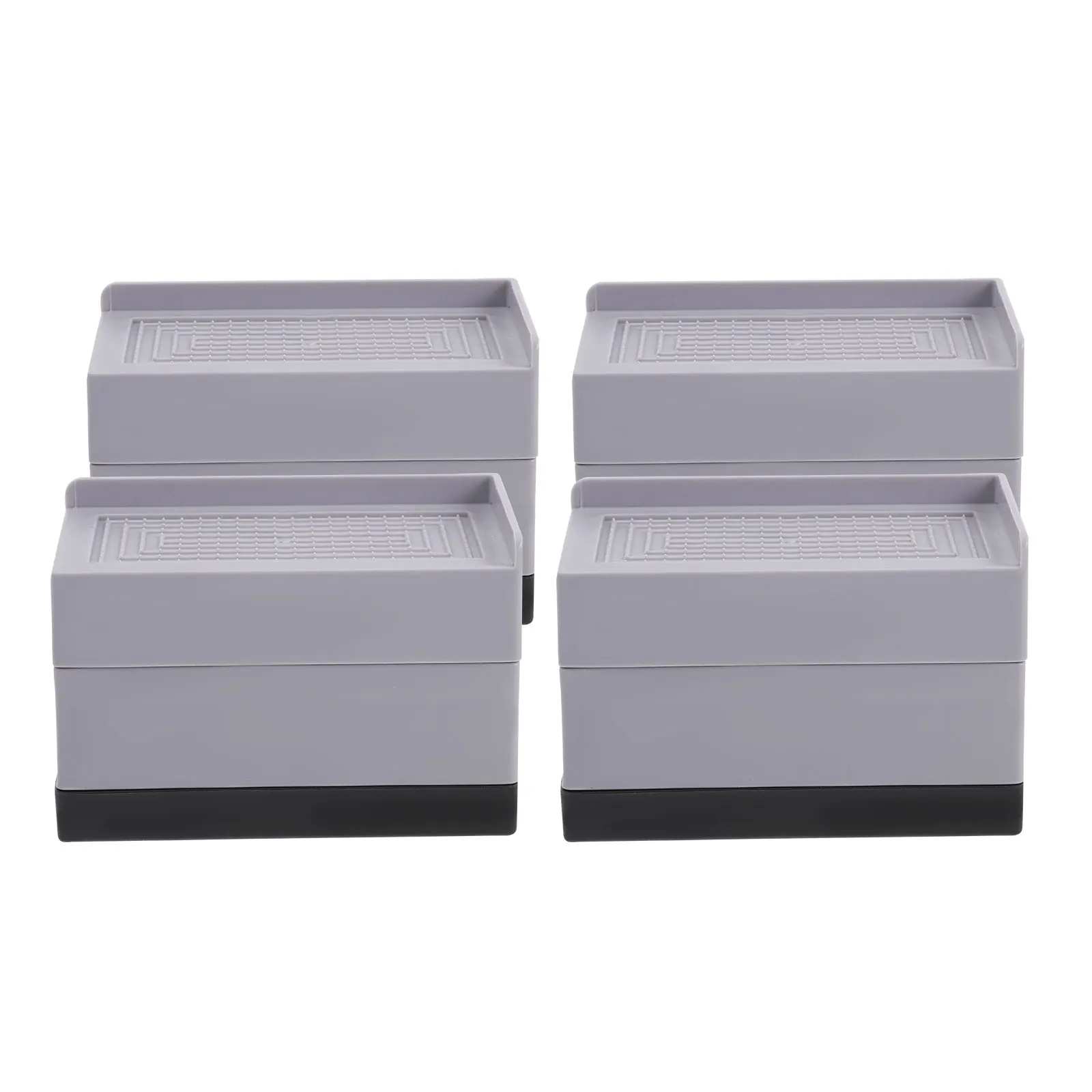 

4 Pcs Foot Pad Elevator Furniture Leg Height Elevators Risers for Table Lifting Stabilizers Sofa Adjuster Tpu Desk