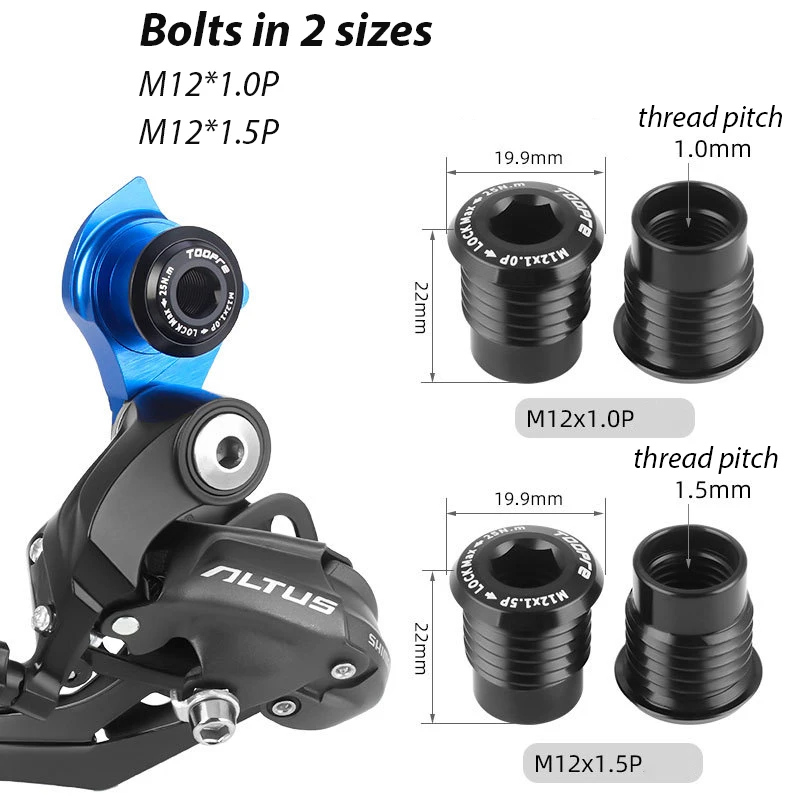 Bike UDH Universal Derailleur Hanger 1.0P and 1.5P Thru Axle Rear Frame Hook for Sram/Cannondale