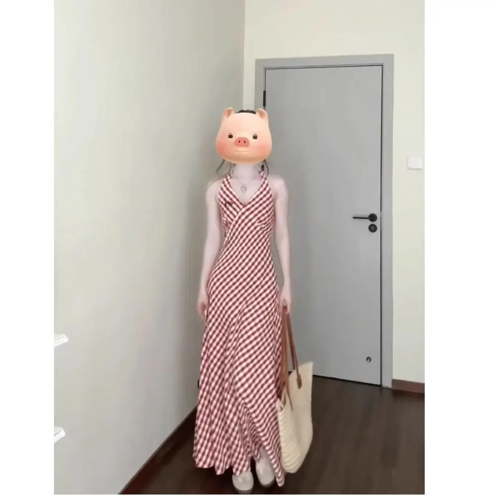 Sukienki Bez Rękawów Damskie Boho Letnie Bawełniane Narzutki Plażowe Odzież Plażowa Nadmorskie Strefy Rekreacyjne Na Zewnątrz Ochrona Przeciwsłoneczna Lekkie Luźne Proste Eleganckie