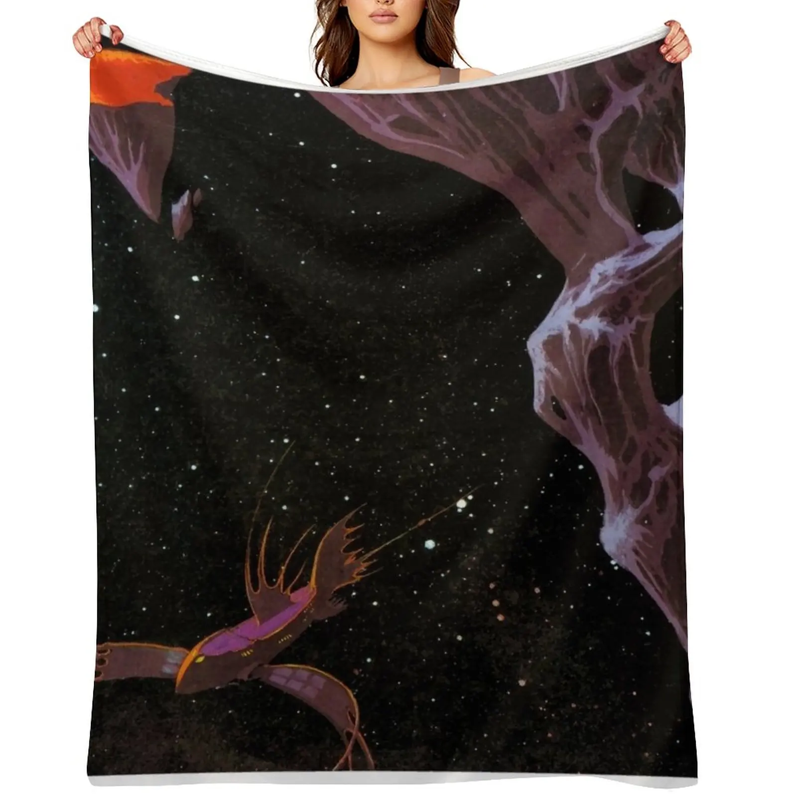 

Roger Dean Throw Blanket Tourist Flannel Single Picnic Blankets