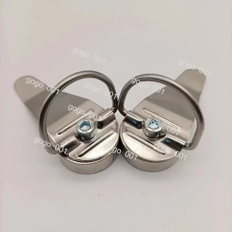 New Heavy Duty Lifting Magnet for NDT X-Ray Inspection, Anti-Corrosion Chrome Plated with Pull Ring, 30mm Diameter