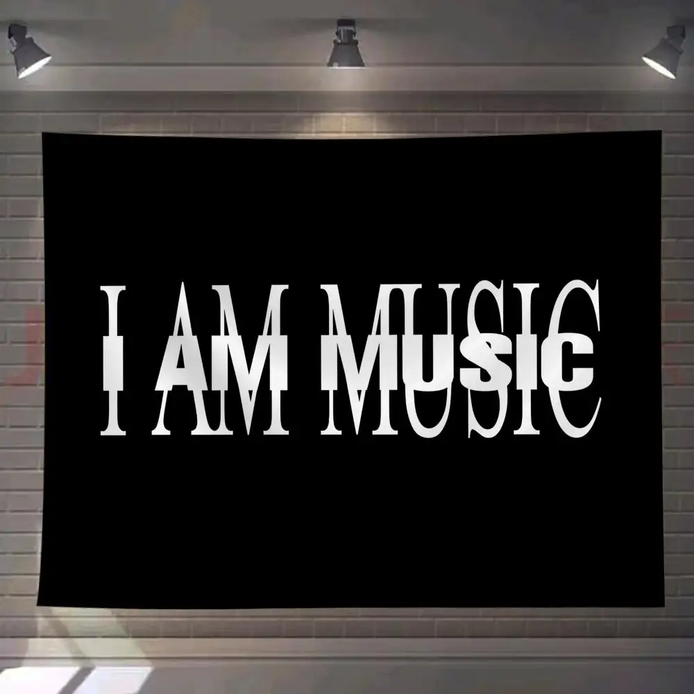 P-Playboi I Am Music Carti Tapestry Custom Living Bedroom Party Dormitory interior Wall bohemian Decoration Attached clip